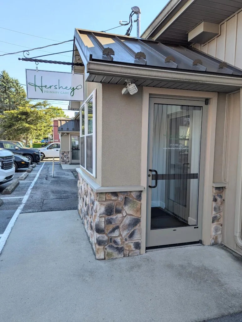 Photo of entrance to Hershey Primary Care