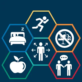 Photo of lifestyle medicine pillars icons