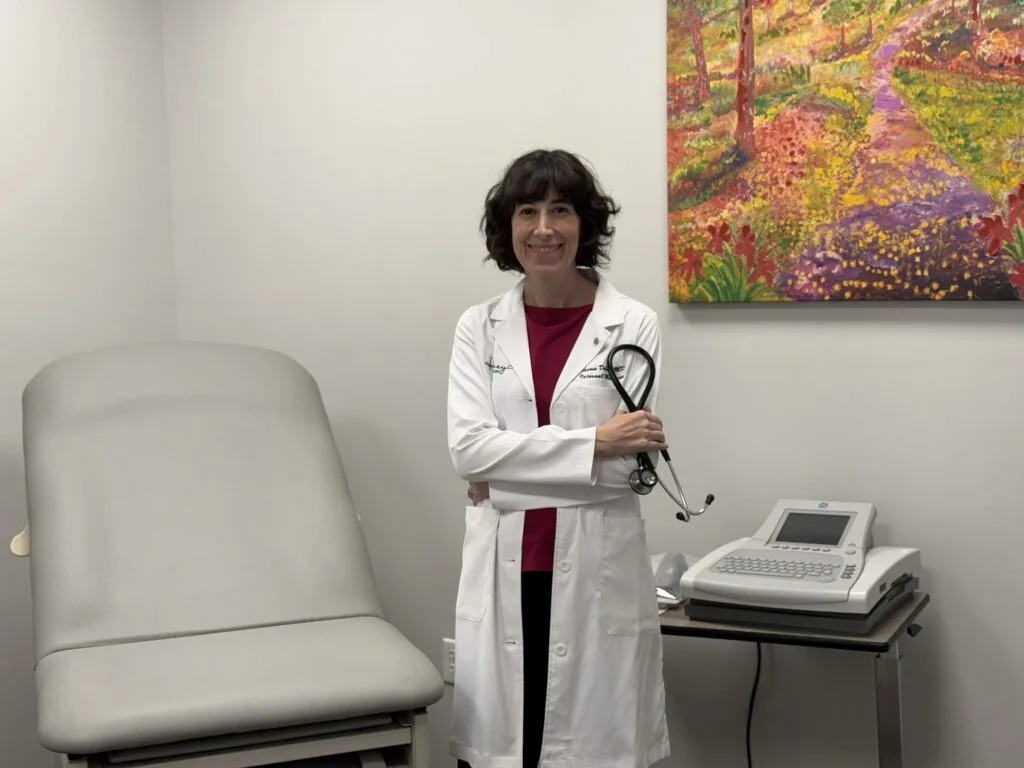 Photo of Dr. Doliner in an exam room.